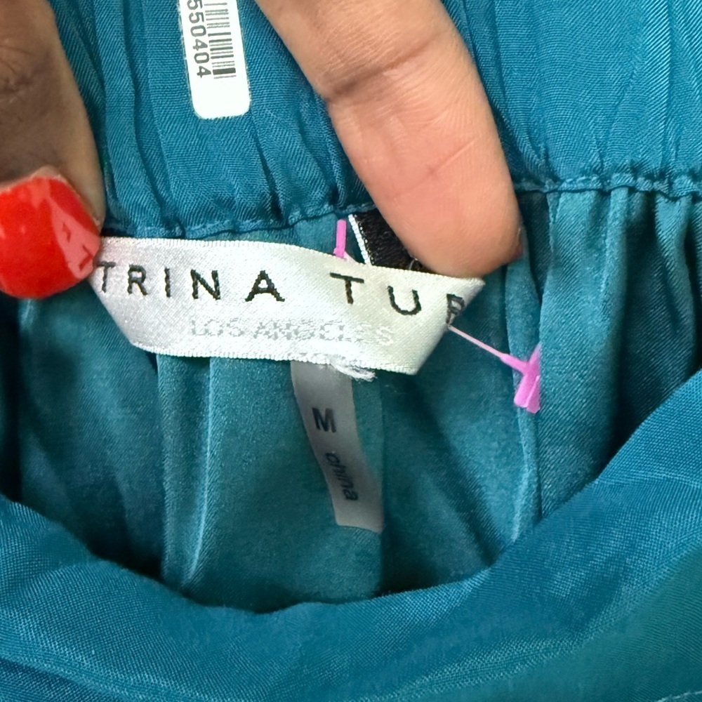 Trina Turk Vibrant Teal Garment Size M - Picture 5 of 5